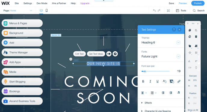 Step 3. Update Text & Images _ Wix
