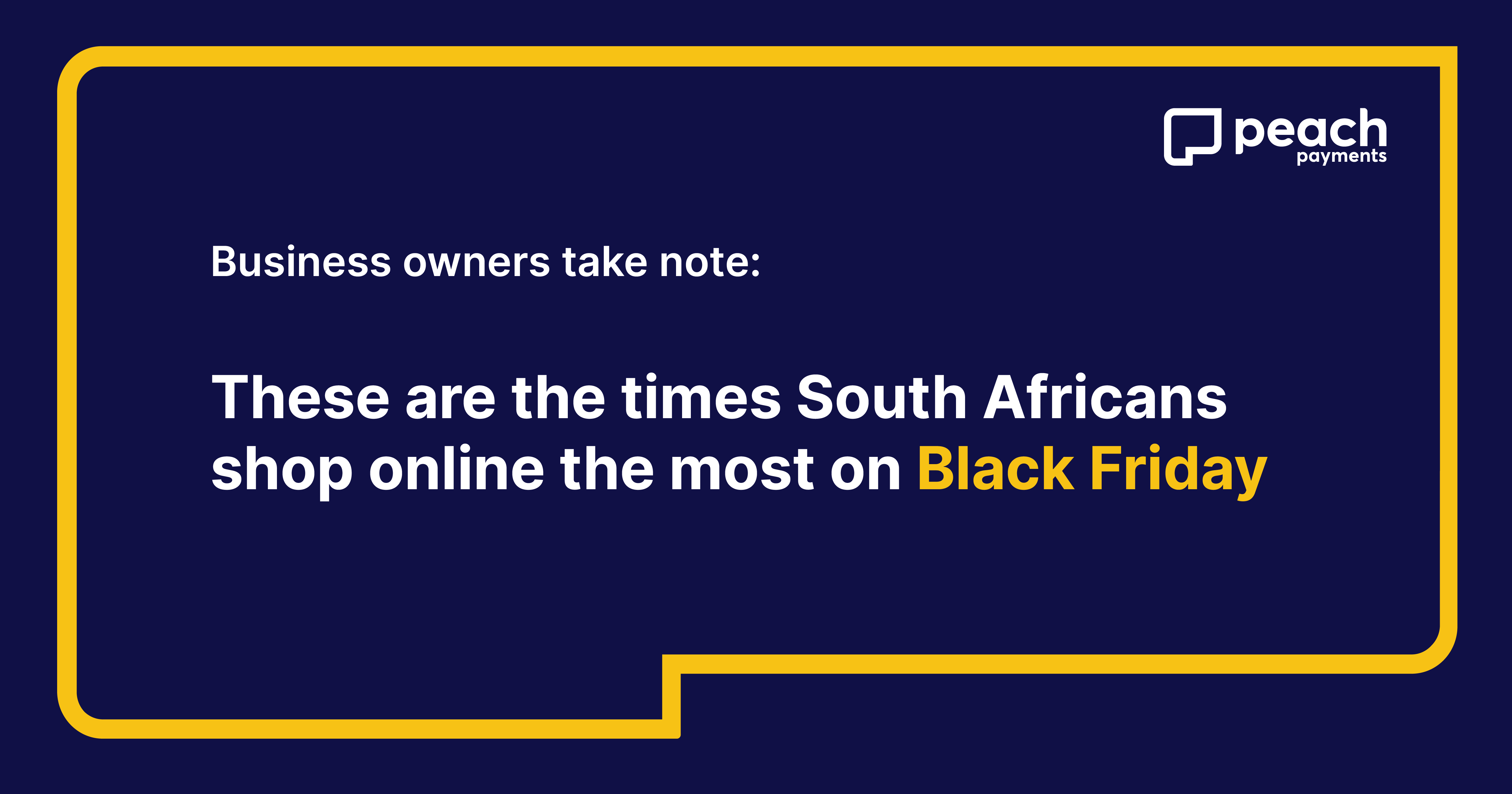 Business owners take note: These are the times South Africans shop online the most on Black Friday