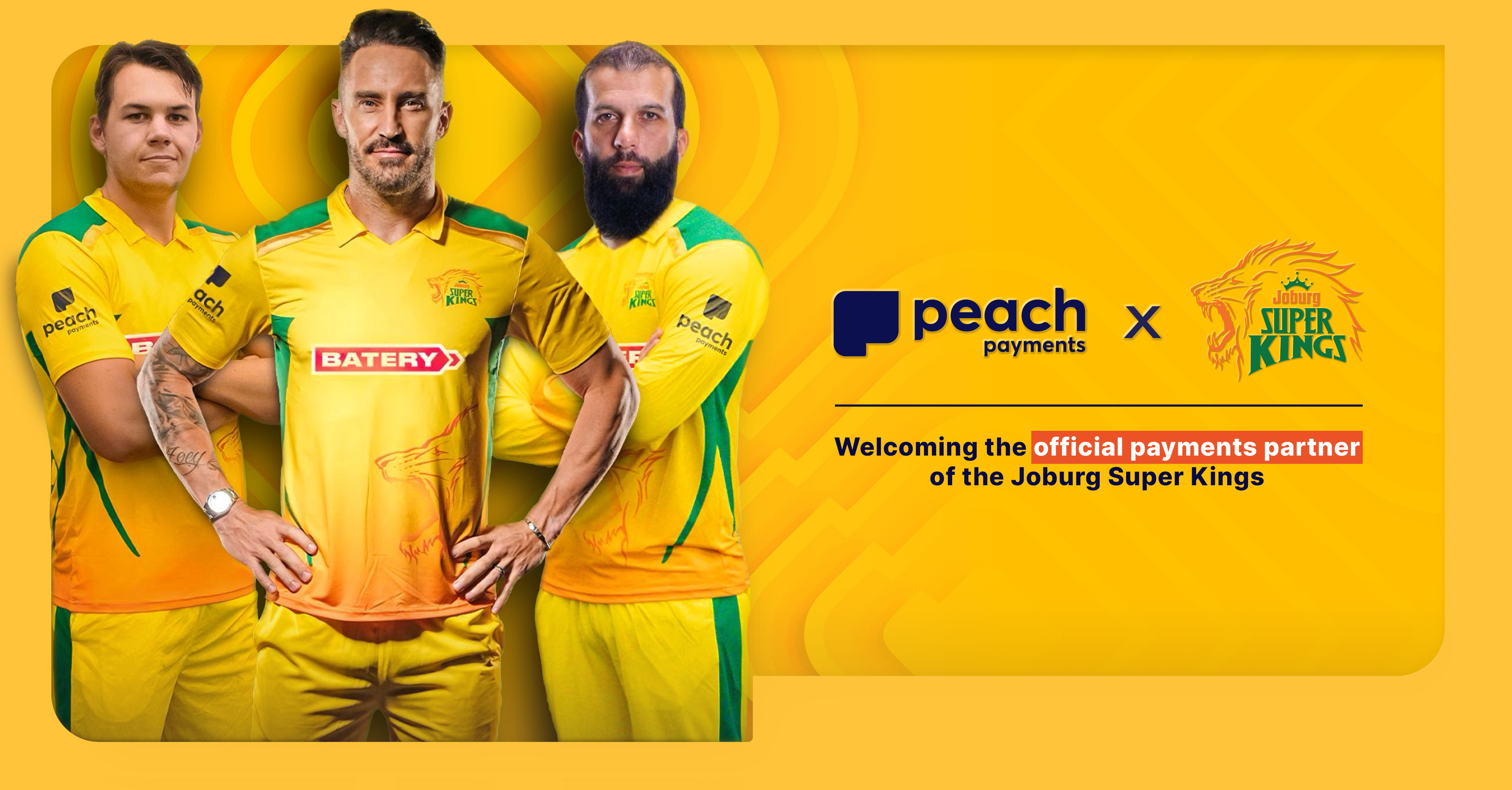 Peach Payments bowled over by the Joburg Super Kings