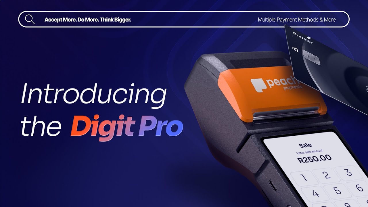 Peach Payments Point of Sale | Accept More. Do More. Think Bigger.